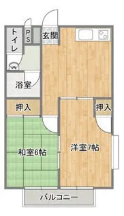 カーザシーレイ【1階】の間取り
