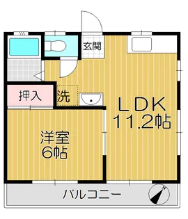 マロンハイツ1【2階】の間取り