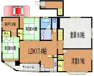東京都西東京市保谷町3【一戸建】の間取り