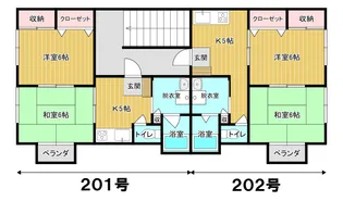 NKS伊岐須【2階】の間取り