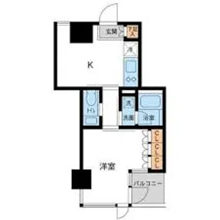 レジデンス白金パークフロント【5階】の間取り