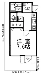 ラ・カーサ グリシーナ【1階】の間取り