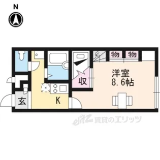レオパレスYAMADAthree【2階】の間取り