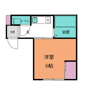 1Kの間取り画像