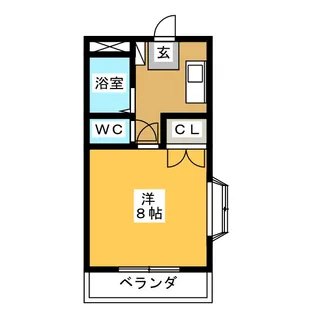 ドミール雅【2階】の間取り