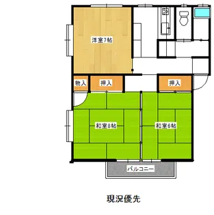 コーポ斎藤【2階】の間取り