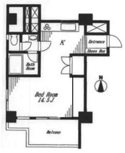 ライオンズマンション南平台【8階】の間取り
