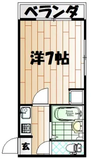 オリエンタル原町別院【4階】の間取り