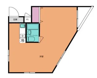 サンライズビル【5階】の間取り