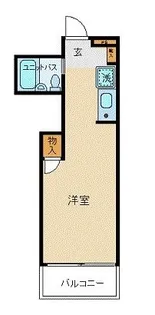 スカイコートたまプラーザ【4階】の間取り