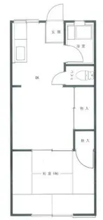 ハイツ光【2階】の間取り