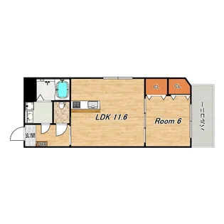 シャルレ7番館【3階】の間取り