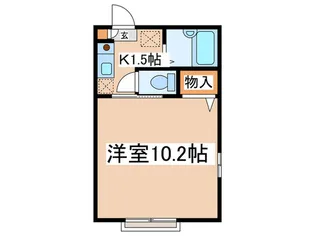 フロ-ラ本多【2階】の間取り