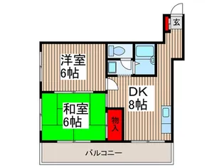 セピアコ-ト中村【1階】の間取り