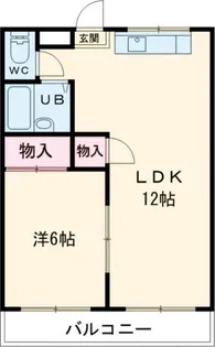 オレンジハイツ池田【1階】の間取り