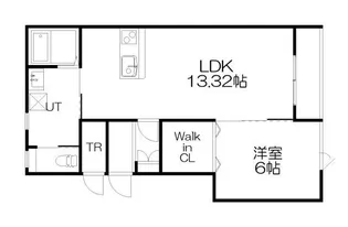 北海道空知郡上富良野町大町3【アパート】の間取り