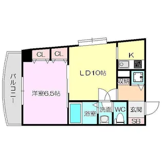 ノルデンタワー新大阪【12階】の間取り