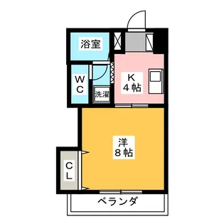 オーキッドマンション長田【1階】の間取り