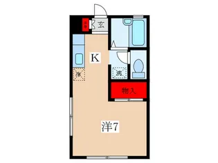 大和町ハイツ【1階】の間取り