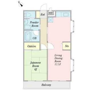 アイランドパーク伍番館【1階】の間取り