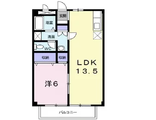 茨城県土浦市東真鍋町【アパート】の間取り
