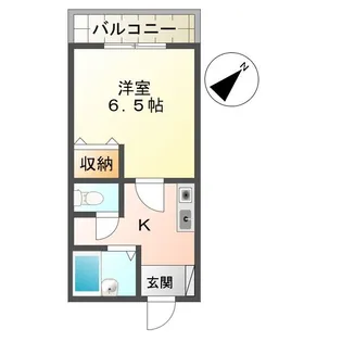アミティ南山手【2階】の間取り