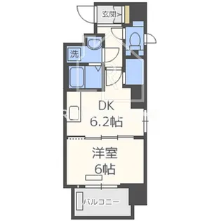 大阪府大阪市北区豊崎5【マンション】の間取り