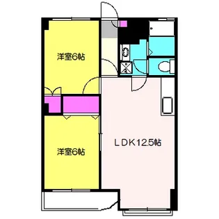シャトレー新井【2階】の間取り