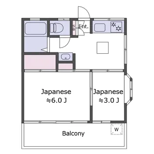 エフパレス【2階】の間取り