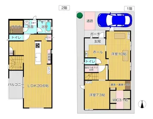 埼玉県さいたま市南区神明1【一戸建】の間取り