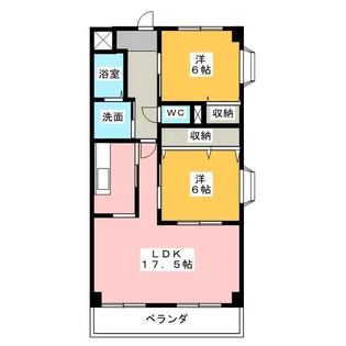 アリスト クオーレ【1階】の間取り