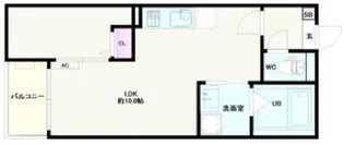 Jack marugasakiI【2階】の間取り