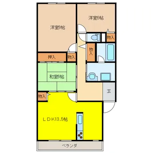 アミティ21【2階】の間取り