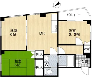 はなみずきビル【3階】の間取り