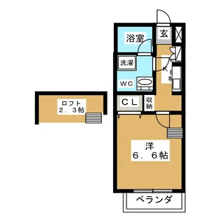 アークヒルズ戸塚【2階】の間取り