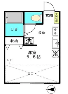 1Kの間取り画像