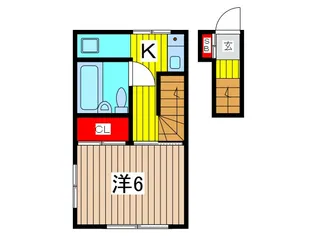 ハイホーム【1階】の間取り