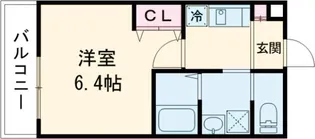 ALEGRIA津久野South【1階】の間取り