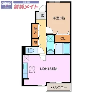 マレノワール A【1階】の間取り