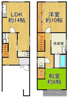 兵庫県西宮市大畑町【一戸建】の間取り