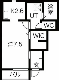 クレスト桜町【1階】の間取り