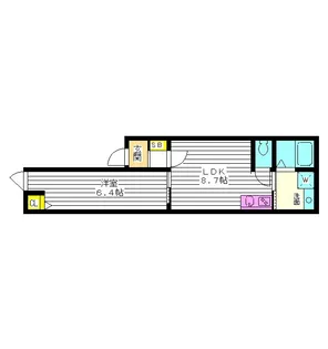 東京都練馬区豊玉南1【アパート】の間取り