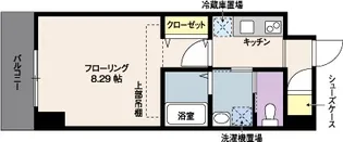 カーム リビエール【5階】の間取り