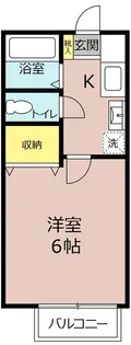 千葉県勝浦市浜勝浦【アパート】の間取り