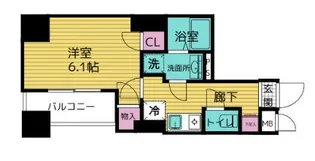 レガシア目黒リバーコート【5階】の間取り