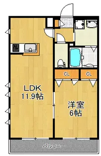 Sunny HeimsIII【1階】の間取り