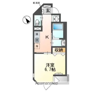 ラヴァリエ【3階】の間取り