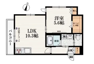 スカイラークシャトー【3階】の間取り