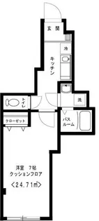 リュクス【1階】の間取り