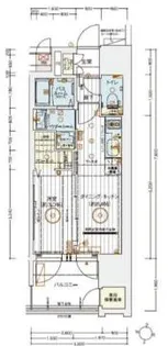 エステムコート名古屋セントリア【3階】の間取り